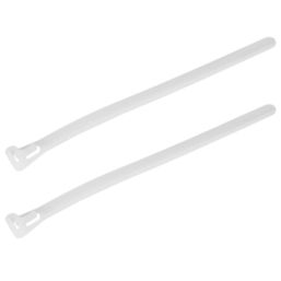 Essentials Non Fire Rated Easy Release Cable Ties Natural 15cm x 0.75cm 100 Pack