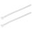 Essentials Non Fire Rated Easy Release Cable Ties Natural 15cm x 0.75cm 100 Pack