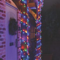 1500 LED Indoor & Outdoor Multi Colour Compact String Christmas Lights