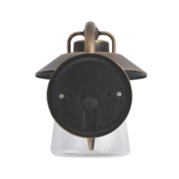 Lutec Cate Outdoor Wall Light Antique Brass