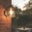 Lutec Cate Outdoor Wall Light Antique Brass