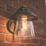 Lutec Cate Outdoor Wall Light Antique Brass