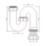 McAlpine Sink S Trap White 40mm