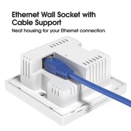 Labgear In-Wall Wi-Fi 6 Access Point AX3000 Dual-Band PoE - 86mm Wall Plate