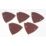 Bosch Expert C430 60,80,120,180 & 240 Grit 6-Hole Punched Multi-Material Sandpaper 93mm x 93mm 10 Piece Set