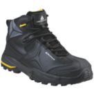 Delta Plus TW402 Size 8  Black Water-Resistant  Safety Boots