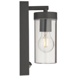 Saxby Oslo Outdoor Wall Light With PIR Sensor Grey