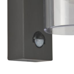 Saxby Oslo Outdoor Wall Light With PIR Sensor Grey