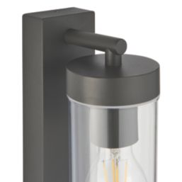 Saxby Oslo Outdoor Wall Light With PIR Sensor Grey