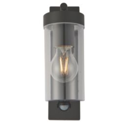 Saxby Oslo Outdoor Wall Light With PIR Sensor Grey