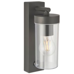 Saxby Oslo Outdoor Wall Light With PIR Sensor Grey