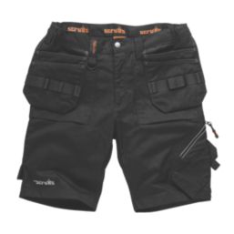 Scruffs Trade Flex Womens Holster Work Shorts Black Size 10