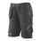 Scruffs Trade Flex Womens Holster Work Shorts Black Size 10