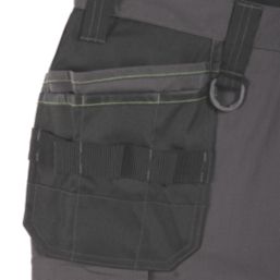 Apache Sudbury Work Trousers Grey/Black 30" W 29" L