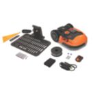 Worx 20V 5.0Ah Li-Ion PowerShare Pro Brushless Cordless 22cm Landroid WR155E L2000 Robotic Lawn Mower
