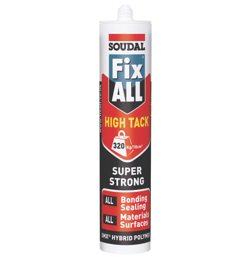 Soudal Fix All High Tack SolventFree Hybrid Polymer Adhesive White