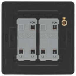 British General Evolve 20A 16AX 2-Gang 2-Way Light Switch  Copper
