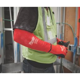 Milwaukee  Cut-Resistant Sleeve 45cm Red One Size