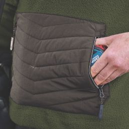 Site Buckner Fleece Green/Black Medium 42" Chest