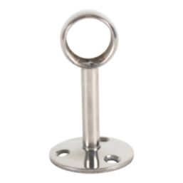 Essentials Rail Centre Brackets Polished Stainless Steel 25mm 2 Pack