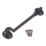 GateMate Cast Pattern Cabin Hook Black 150mm