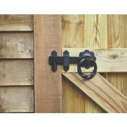 Twisted Gate Ring Latch Black 152mm