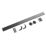 Croydex Straight Shower Curtain Rail System Aluminium Chrome 900-1760mm