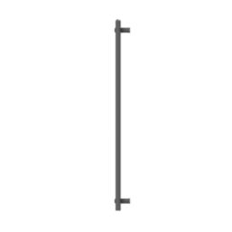 Flomasta 1200mm x 600mm 2102BTU Anthracite Flat  Towel Radiator