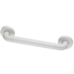 Essentials  Straight Household ABS Grab Bar White 300mm