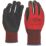 Site  Nitrile Foam Coated Gloves Red/Black X Large