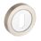 Smith & Locke  Standard Escutcheon (Single) Chrome / Brushed Nickel 50mm