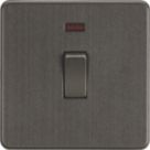 Knightsbridge  20A 1-Gang DP Control Switch Smoked Bronze with LED