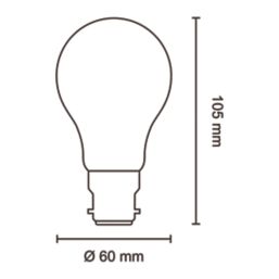 Calex Smart BC A60 RGB & White LED Light Bulb 9.4W 806lm