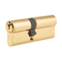 Union  6-Pin Euro Cylinder Lock 40-40 (80mm) Brass