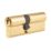 Union  6-Pin Euro Cylinder Lock 40-40 (80mm) Brass