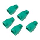 Labgear RJ45 PVC Boots 8mm Green 5 Pack
