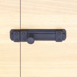 Smith & Locke Straight Door Bolt Black 100mm