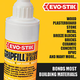 Evo-Stik Gripfill Solvent-Free Grab Adhesive White 350ml