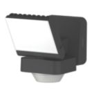 Brackenheath iSpot Swivel Outdoor LED Floodlight With PIR & Photocell Sensor Black 8.5W 1050lm