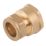 Midbrass  Brass Compression Adapting Female Coupler 1" x 3/4"