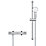Grohe Precision Flow HP Rear-Fed Exposed Chrome Thermostatic Shower Mixer Set