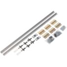 Henderson Bifold B15/4 4-Door Folding Track System Silver 1524mm