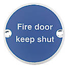 Smith & Locke  Fire Door Keep Shut Sign 76mm