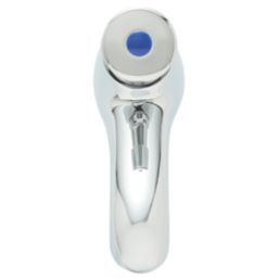 Highlife Bathrooms Skara Chrome 95mm Push Button Mono Basin Pillar Tap