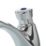 Highlife Bathrooms Skara Chrome 95mm Push Button Mono Basin Pillar Tap