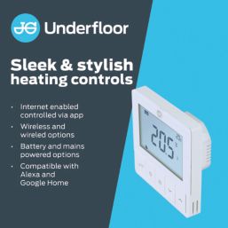 JG Underfloor JGTIME4W Digital Hot Water Timer