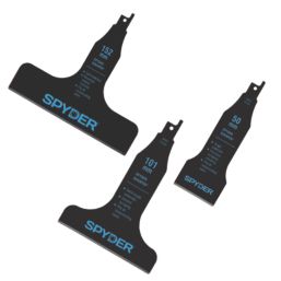 Spyder   Multi-Material Stacked Blade Scrapers 3 Piece Set