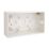 British General 900 Series 2-Gang Surface Pattress  Back Box 42mm