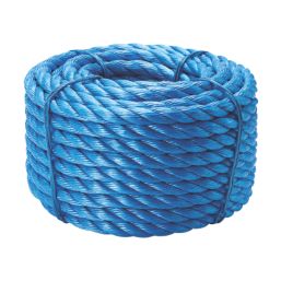 Essentials Twisted Rope Blue 14mm x 20m