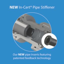 PolyPlumb Enhanced  Plastic Push-Fit Reducing Spigot Reducers 22mm x 15mm 2 Pack